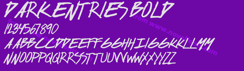 Dark Entries BoldPreview Dark Entries BoldPreview