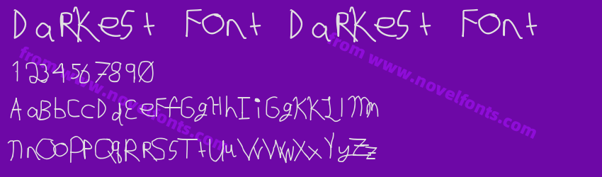 Darkest Font Darkest FontPreview Darkest Font Darkest FontPreview