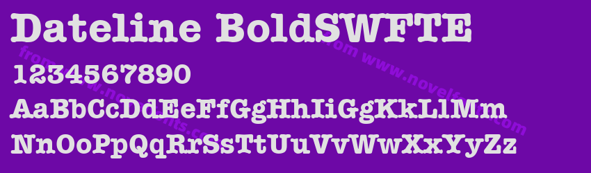 Dateline BoldSWFTEPreview Dateline BoldSWFTEPreview