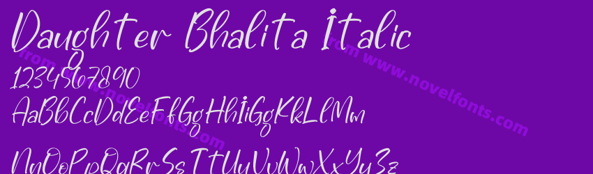 Daughter Bhalita ItalicPreview Daughter Bhalita ItalicPreview