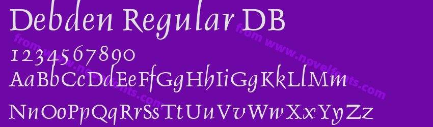 Debden Regular DBPreview Debden Regular DBPreview