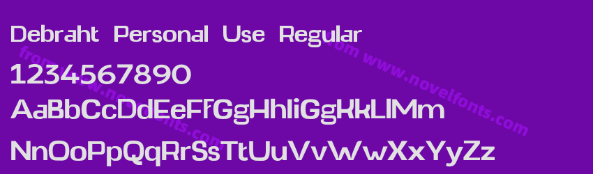 Debraht Personal Use RegularPreview Debraht Personal Use RegularPreview