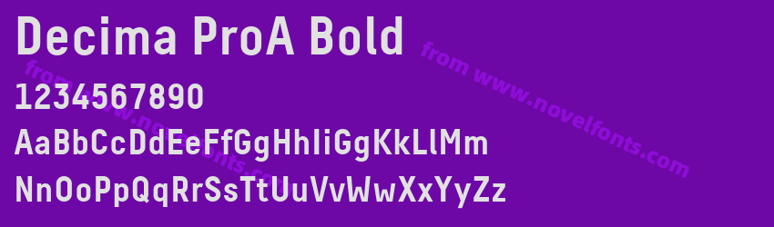 Decima ProA BoldPreview Decima ProA BoldPreview