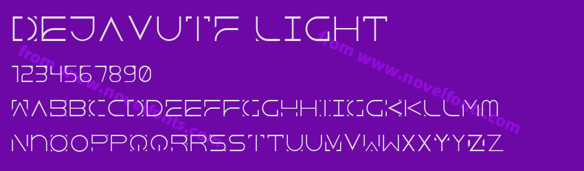 DejavuTF LightPreview DejavuTF LightPreview