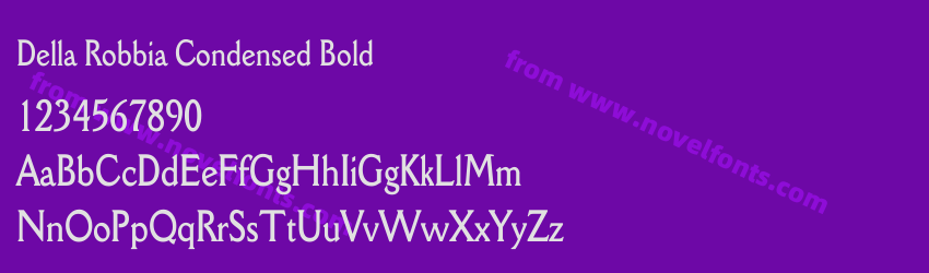 Della Robbia Condensed BoldPreview Della Robbia Condensed BoldPreview