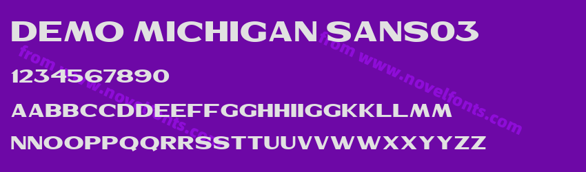 Demo Michigan Sans03Preview Demo Michigan Sans03Preview