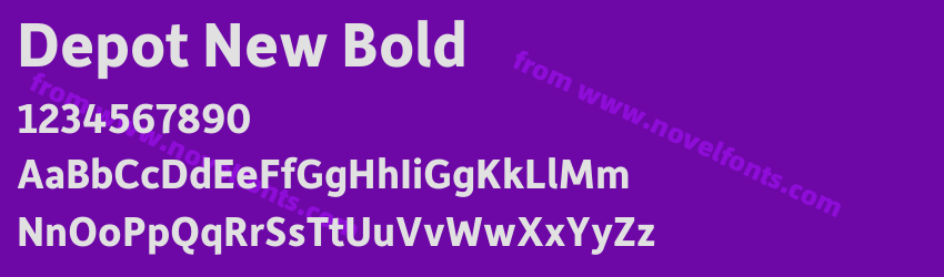 Depot New BoldPreview Depot New BoldPreview