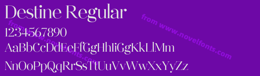Destine RegularPreview Destine RegularPreview