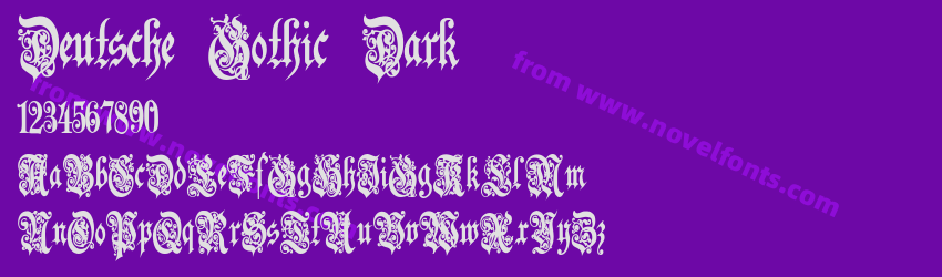 Deutsche Gothic DarkPreview Deutsche Gothic DarkPreview