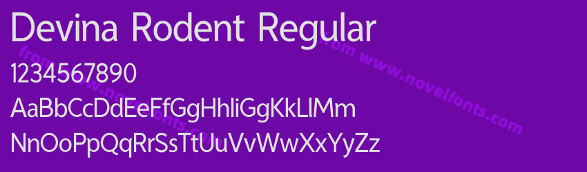 Devina Rodent RegularPreview Devina Rodent RegularPreview