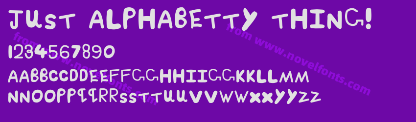 Just Alphabetty Thing!Preview