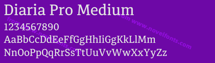 Diaria Pro MediumPreview Diaria Pro MediumPreview
