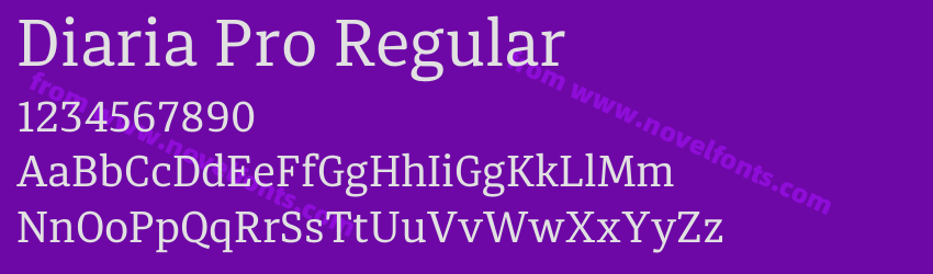 Diaria Pro RegularPreview Diaria Pro RegularPreview