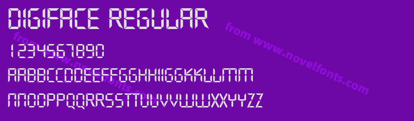 Digiface RegularPreview Digiface RegularPreview