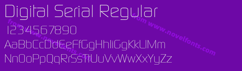 Digital Serial RegularPreview Digital Serial RegularPreview
