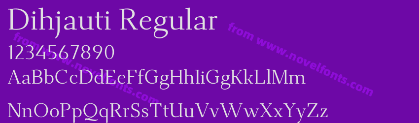 Dihjauti RegularPreview Dihjauti RegularPreview