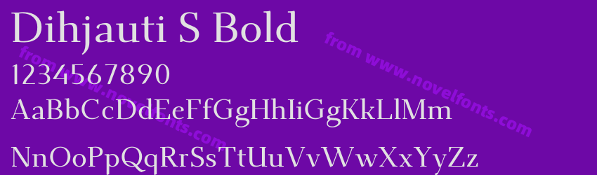 Dihjauti S BoldPreview Dihjauti S BoldPreview