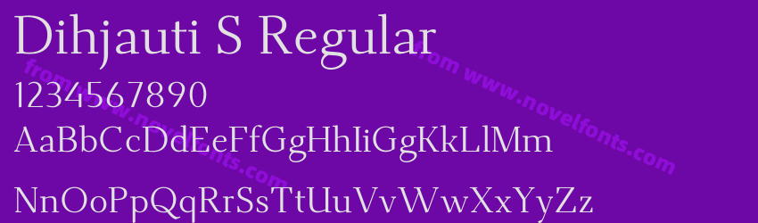 Dihjauti S RegularPreview Dihjauti S RegularPreview
