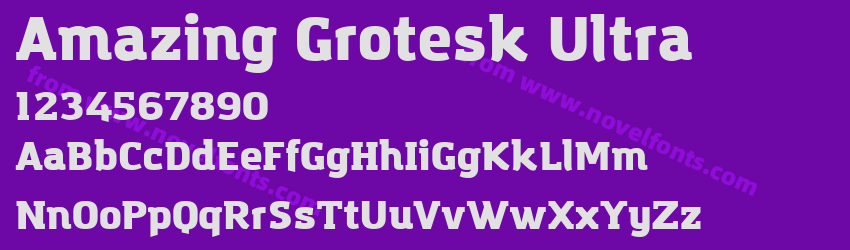 Amazing Grotesk UltraPreview