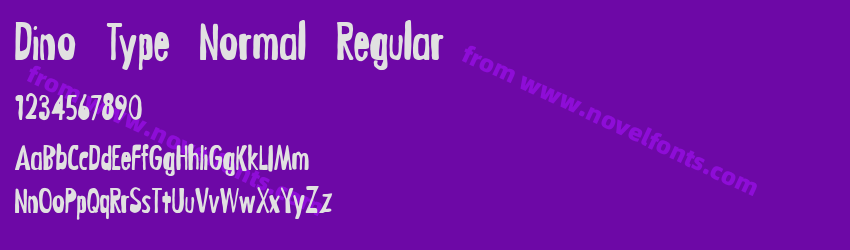Dino Type Normal RegularPreview Dino Type Normal RegularPreview