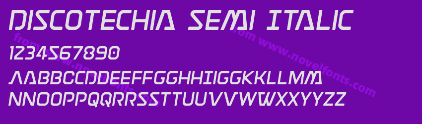Discotechia Semi ItalicPreview Discotechia Semi ItalicPreview