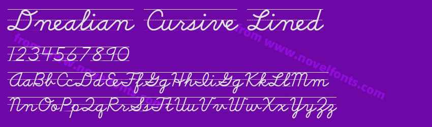 Dnealian Cursive LinedPreview Dnealian Cursive LinedPreview
