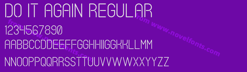 Do It Again RegularPreview Do It Again RegularPreview