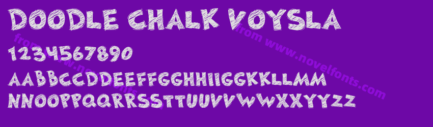 Doodle Chalk VoyslaPreview