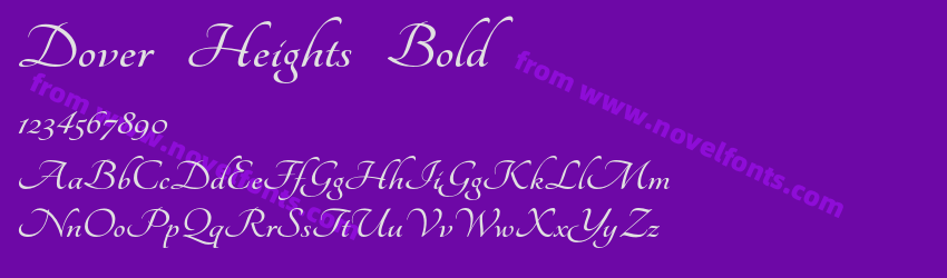 Dover Heights BoldPreview Dover Heights BoldPreview