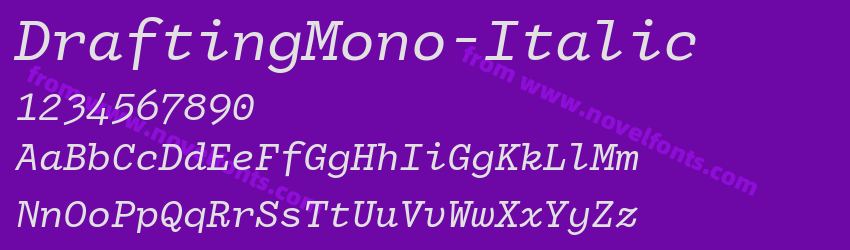 DraftingMono-ItalicPreview DraftingMono-ItalicPreview
