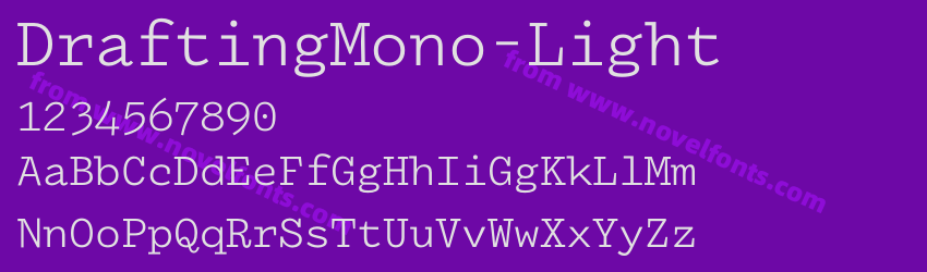 DraftingMono-LightPreview DraftingMono-LightPreview