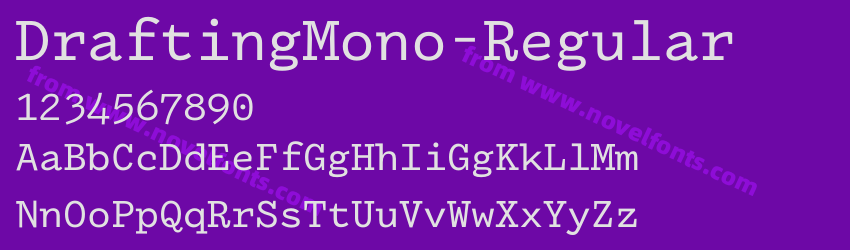 DraftingMono-RegularPreview DraftingMono-RegularPreview