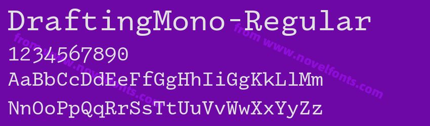 DraftingMono-RegularPreview DraftingMono-RegularPreview