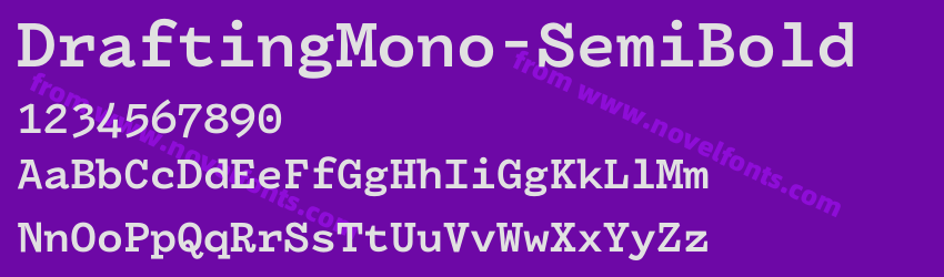 DraftingMono-SemiBoldPreview DraftingMono-SemiBoldPreview