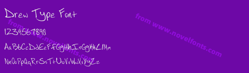 Drew Type FontPreview