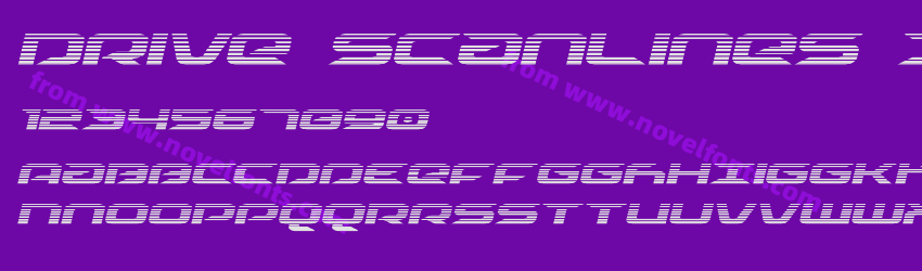 Drive Scanlines ItalicPreview Drive Scanlines ItalicPreview