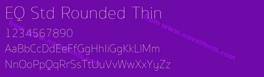 EQ Std Rounded ThinPreview EQ Std Rounded ThinPreview