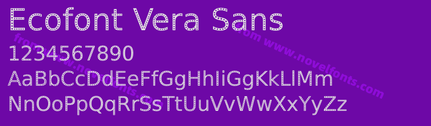 Ecofont Vera SansPreview Ecofont Vera SansPreview