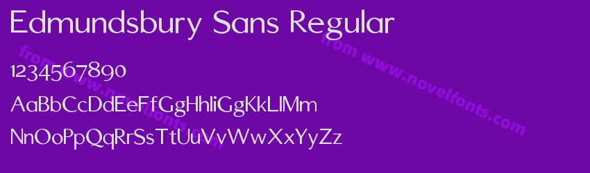 Edmundsbury Sans RegularPreview Edmundsbury Sans RegularPreview