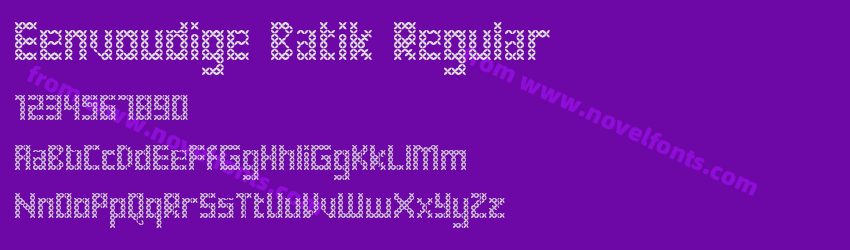 Eenvoudige Batik RegularPreview Eenvoudige Batik RegularPreview