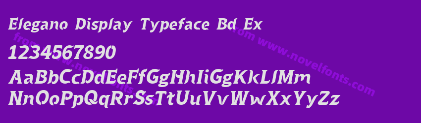 Elegano Display Typeface Bd ExPreview Elegano Display Typeface Bd ExPreview