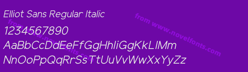 Elliot Sans Regular ItalicPreview Elliot Sans Regular ItalicPreview