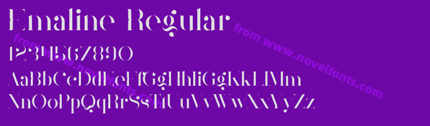Emaline RegularPreview Emaline RegularPreview