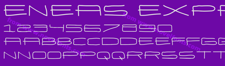 Eneas Expanded BoldPreview Eneas Expanded BoldPreview