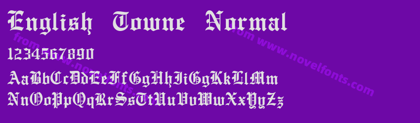 English Towne NormalPreview English Towne NormalPreview