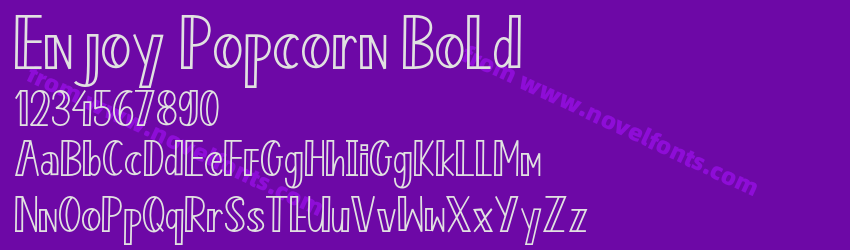 Enjoy Popcorn BoldPreview Enjoy Popcorn BoldPreview