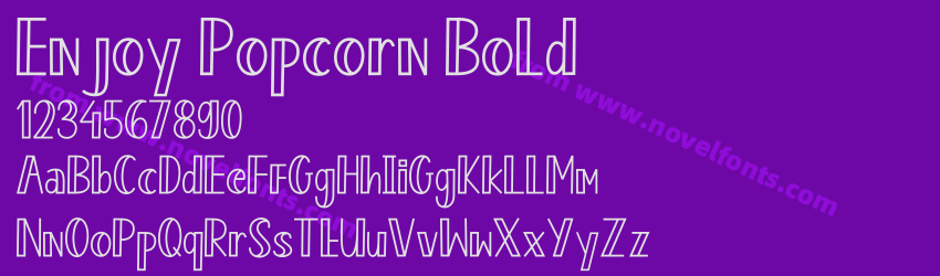 Enjoy Popcorn BoldPreview Enjoy Popcorn BoldPreview