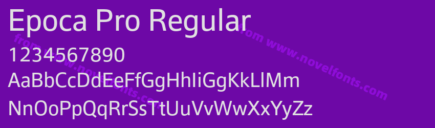 Epoca Pro RegularPreview Epoca Pro RegularPreview