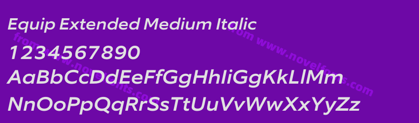 Equip Extended Medium ItalicPreview Equip Extended Medium ItalicPreview