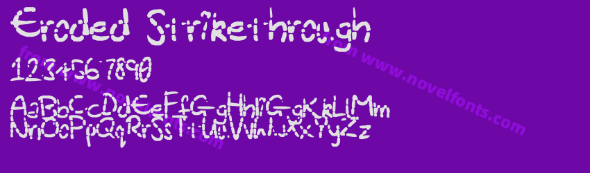 Eroded StrikethroughPreview Eroded StrikethroughPreview